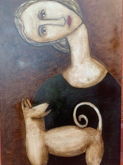 nuria i lluch Oil Canvas Figure Painting