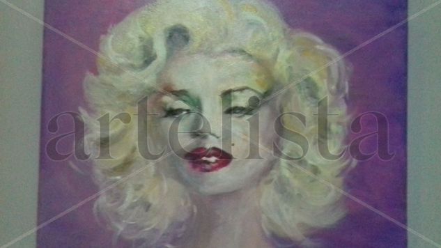 marilyn Oil Canvas Figure Painting