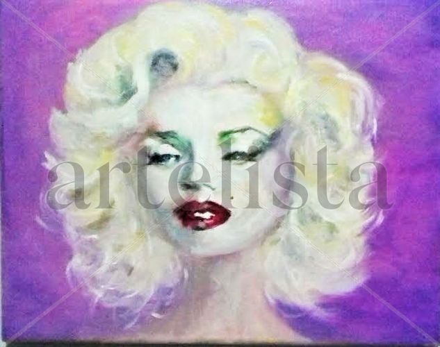 marilyn Oil Canvas Figure Painting