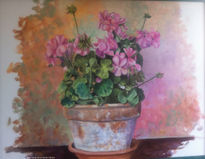 Maceta con flores...