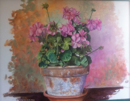 Maceta con flores...