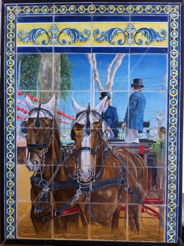 Carruaje en la Feria de Sevilla