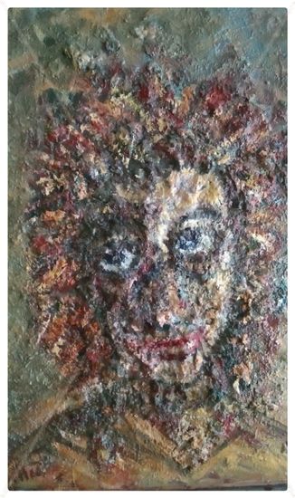 Mirada Mixed media Canvas Portrait