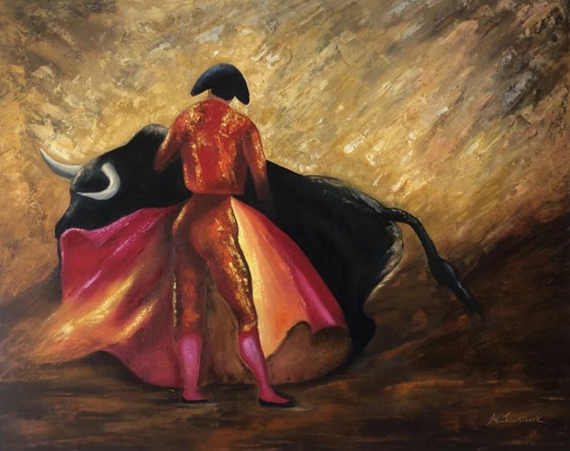 El Torero II Oil Canvas Others