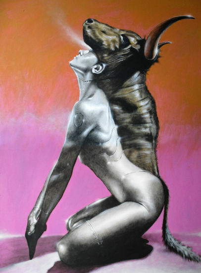 Taurus Acrylic Panel Nude Paintings