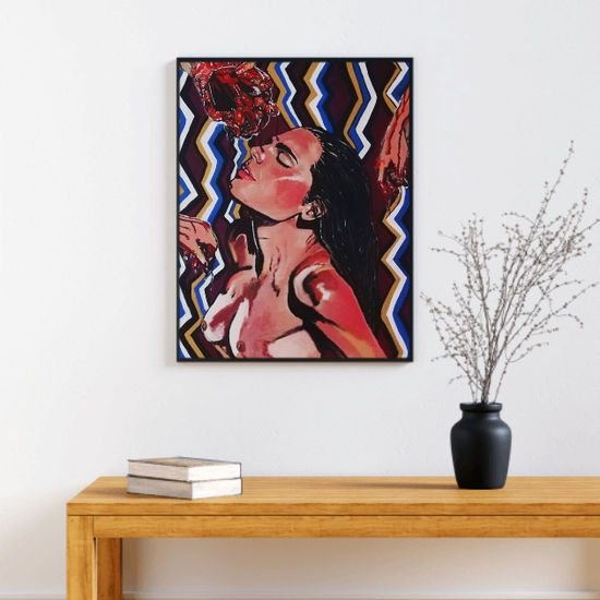 Ella Acrylic Canvas Nude Paintings