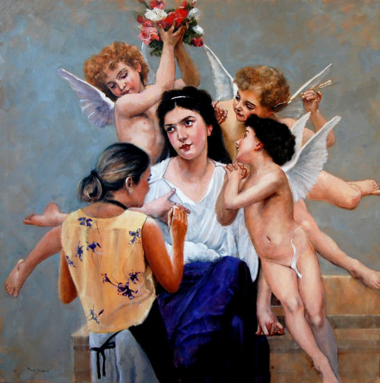 Admiración Bouguereau 2021 Oil Canvas Figure Painting