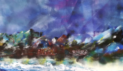 The town
