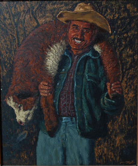 Ranchero Oil Panel Portrait