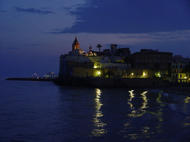 Sitges en la noche Nature Color (Digital)