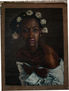 Mujer con rosas Blancas