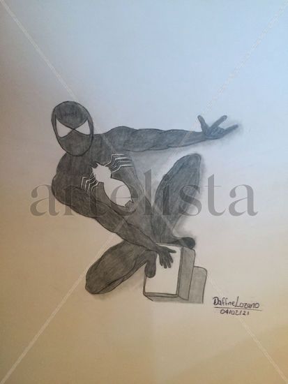 SpiderMan negro Pencil