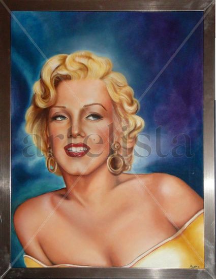 Marilyn Oil Canvas Portrait