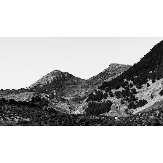 Holy Mountains Nature Black and White (Digital)