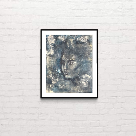 Invierno Mixed media Canvas Portrait