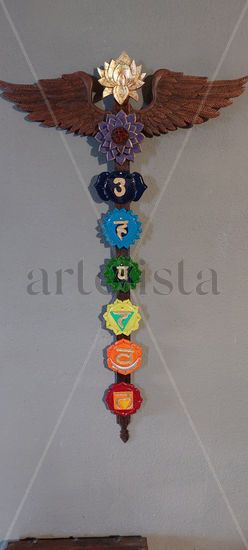 chakras Carving Abstract