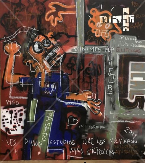 Absurda lucha obrera Mixed media Canvas Others