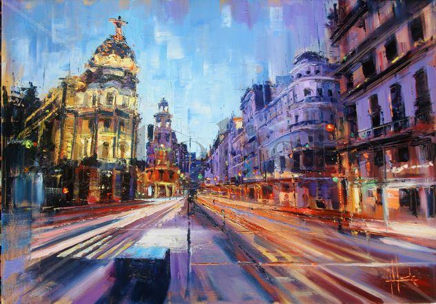 Gran Vía entre luces