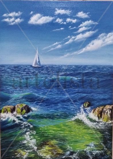 Brisa del mar Oil Canvas Marine Painting