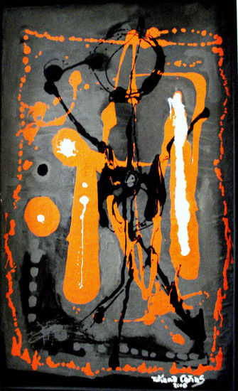 Efectos en composicion Naranja Media Mixta Lienzo Otros