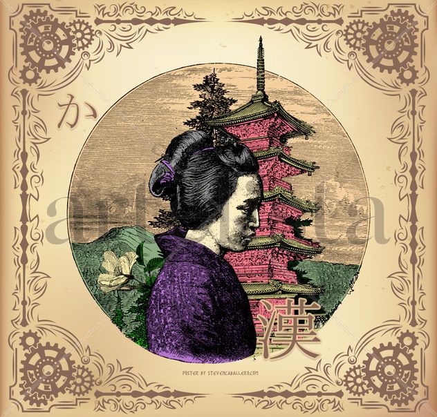 Antigua chica Japonesa