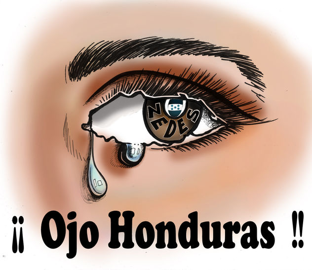 NO A LAS ZEDES, ARTE DE HONDURAS