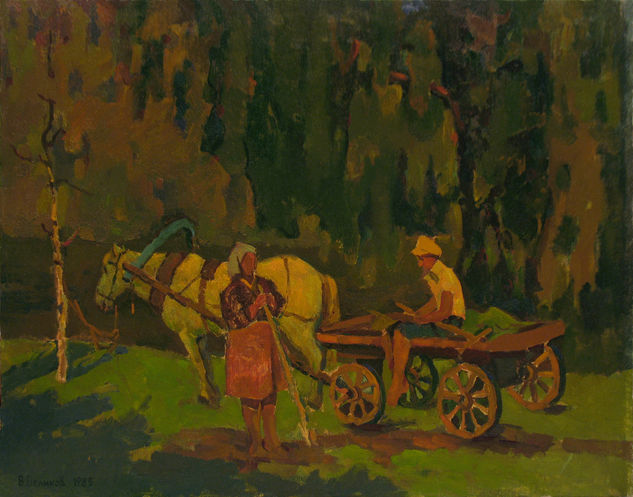 Rural life Óleo Lienzo Paisaje