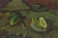 Still life with cucumbers