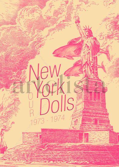 New York Dolls Poster 