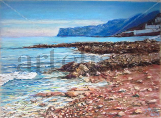 Impresionante cabo de San Antonio Pastel Others Marine Painting