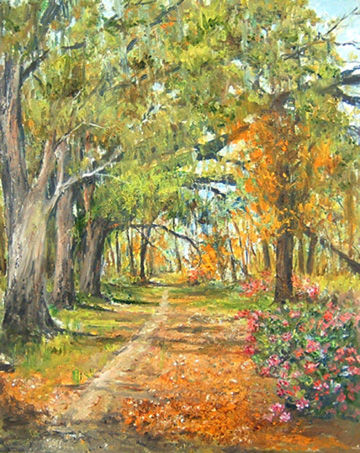 Bosque en otoño Oil Canvas Landscaping