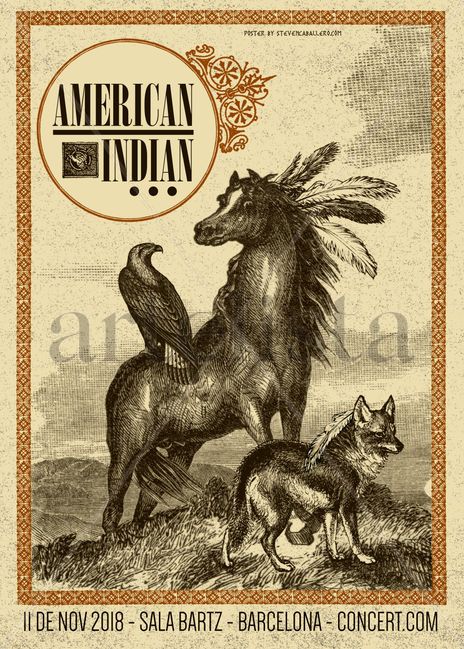 Poster Animal Indians