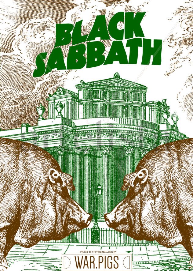 Poster clásico de Black Sabbath