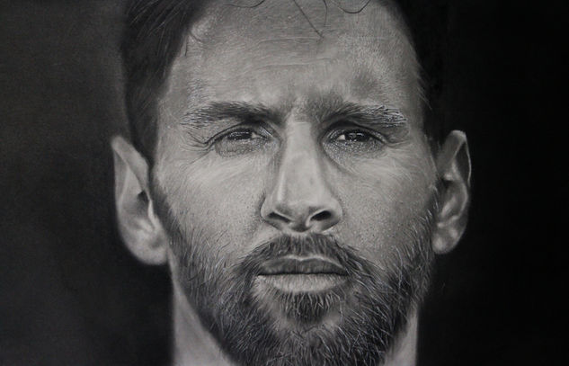 Lionel Messi Grafito