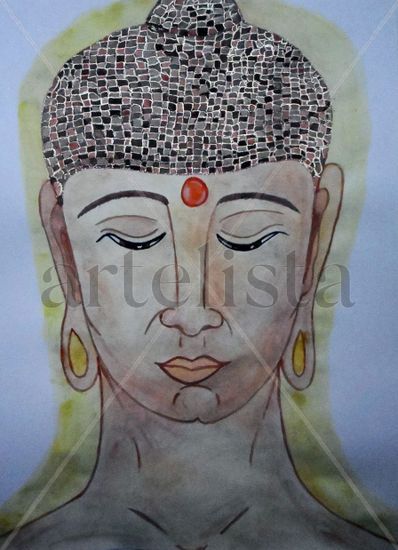 Buda Watercolour Paper Portrait