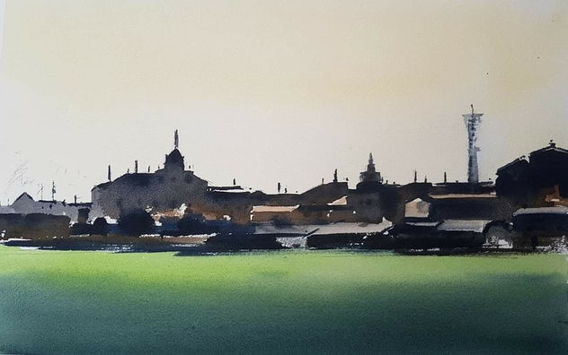 paisaje con torre
