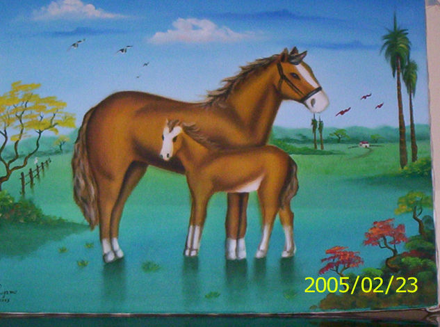 ORGULLO LLANERO Oil Canvas