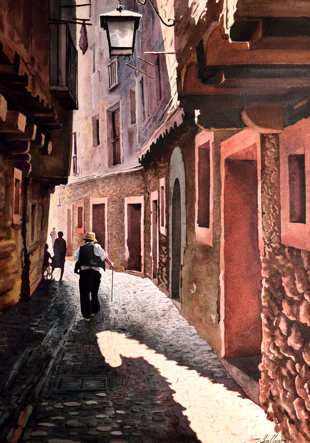 "Contraluz, Albarracín.