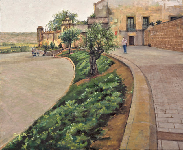 PALACIO DUQUES DE ALBA Oil Canvas Landscaping