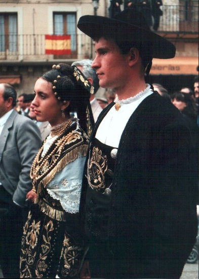 "Pareja de charros,ciudad Rodrigo" Glamour Blanco y Negro (Digital)