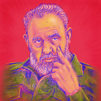 Retrato de Fidel...