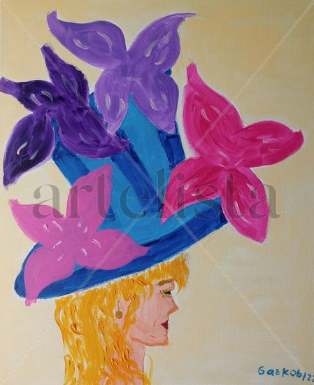 At Ascot Acrylic Canvas Portrait