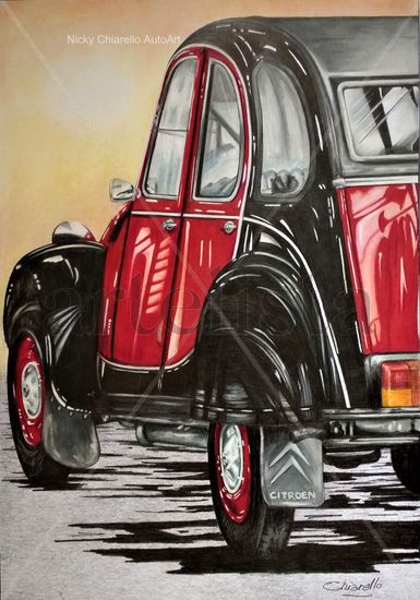 Citroen 2CV Charleston Pencil