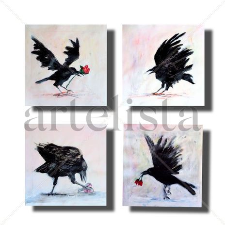 Serie: Bird love.