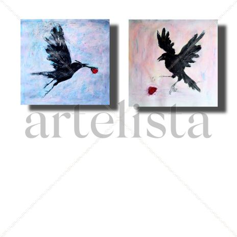 Serie: Bird love.