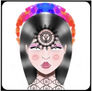 Portrait X.Goddess con mandala