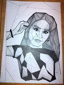 Geometric woman