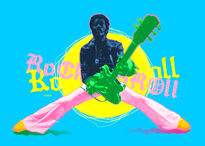 Pop Art Chuck Berry...