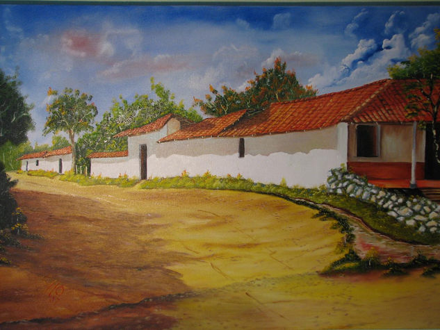 La pared Oil Canvas Landscaping