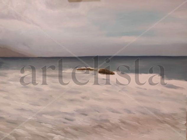 playa del sotillo Oil Canvas Landscaping